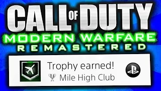 COD MWR "MILE HIGH CLUB VETERAN COMPLETE!" MILE HIGH CLUB VETERAN GUIDE  - MODERN WARFARE REMASTERED