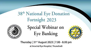Webinar on Eye Banking