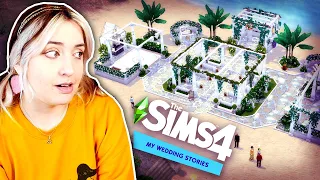 Trying to turn an empty lot into the best Wedding Venue (The Sims 4)