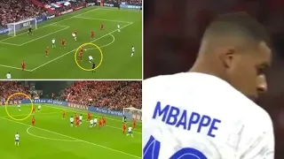 Kylian Mbappe has just taken the worst two shots of his career vs Denmark