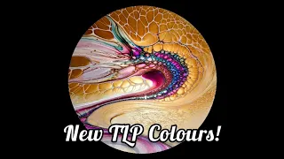 NEW TLP PIGMENTS! Gorgeous Bloom Swipe #fluidart #acrylicabstractart