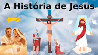 A História de Jesus: O Salvador do Mundo/O Nascimento de Jesus / Paixão e Ascenção de Jesus Cristo