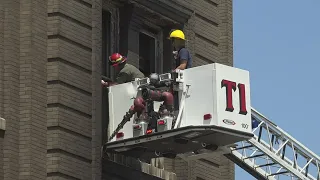 Fire guts historic vacant building Thursday night in downtown Beaumont