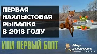 Первая нахлыстовая рыбалка 2018, половодье поиск бели - World fly fishing