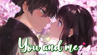 Nightcore - You & Me (James TW) - (Lyrics)