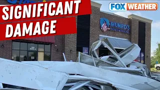 EF-2 Tornado Wreaks Havoc On Sulphur, LA, Store Owner Takes Cover In Bathroom As Tornado Hit