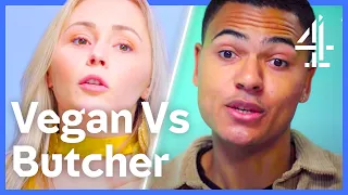 Vegan Goes Head-To-Head With Butcher | Would You Rather