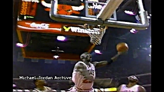 Michael Jordan Famous Switch Hand Layup From Rare Angle! (1991 NBA Finals)