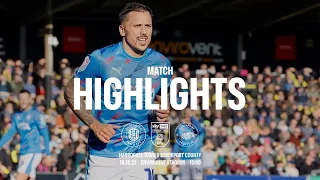 Harrogate Town Vs Stockport County - Match Highlights - 14.10.23