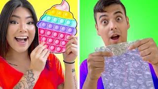 7 WEIRD WAYS TO SNEAK POP IT FROM YOUR PARENTS | SNEAKING ANYTHING ANYWHERE BY CRAFTY HACKS PLUS