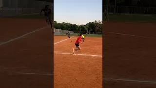 Kickball nice play 292 #kickball #sports #league #kick #espn #catch