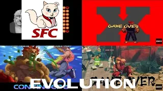 Evolution of Street Fighter Deaths And Game Over Screens (1987-2019)