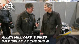 Allen Millyard's bikes at The Bristol Classic MotorCycle Show 2022