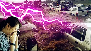 China River Burst Today: China Streets Turn Into Overflowing Rivers 100.000 Residents Escape, Henan