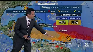 Forecasters monitor 2 tropical waves in the Atlantic