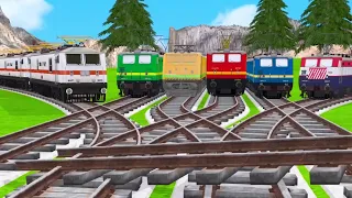 【踏切アニメ】あぶない電車 6️ TRAINS PASSING ON CRAZIEST & DANGEROUS RAILROAD TRACKS #30