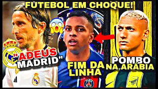 🚨ADEUS VINI!! RODRYGO E MODRIC FORA DO REAL MADRID!? RICHARLISON NAS ARÁBIAS E MAIS! MERCADO DA BOLA