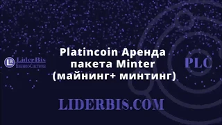 PlatinCoin. Платинкоин. Minting Units. Инструкция. Как приобрести и взять в аренду пакет Minter?