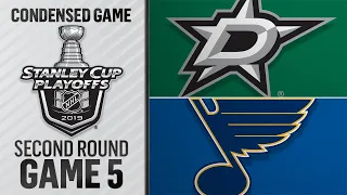 05/03/19 Second Round, Gm5: Stars @ Blues