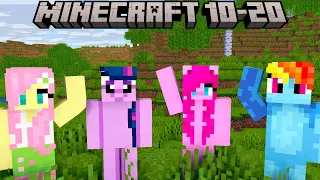 My Little Pony Plays Minecraft 10-20 Compilation