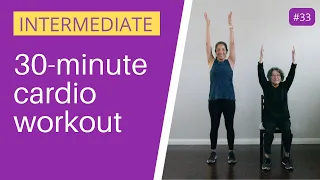 Intermediate Cardio Walking Workout | Seniors, Beginners