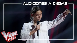 Lucía Aliaño sings 'Pena, penita, pena' | Blind auditions | The Voice Kids Antena 3 2022