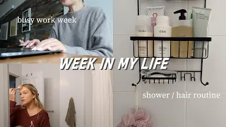 work week in my life: busy week, shower routine & trader joe's haul | maddie cidlik