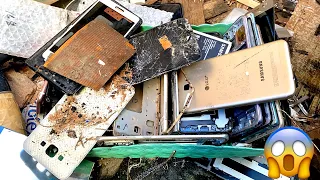 Satisfying Relaxing With Restore Abandoned Destroyed Phone Found From Trash