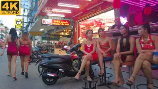 [4K] Chinese New Year in Pattaya - Soi Buakhao, Chaiyapoon, Lengkee, New Plaza. February 2024