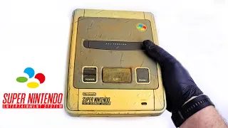 Restoring & Repair the original dead and yellowed Nintendo SNES - Vintage Console - ASMR