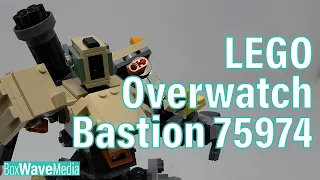 LEGO 6250958 Overwatch 75974 Bastion Building Kit, Overwatch Game Robot Action Figure (602 Pieces)