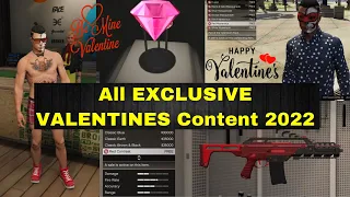 All Valentines Exclusive Content 2022 | GTA Online Be My Valentine 2022