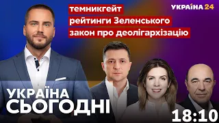 Україна сьогодні з Володимиром Полуєвим – 21 жовтня / Темникгейт, рейтинги Зеленського. Україна 24