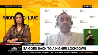 Dr Anban Pillay on SA moving to Level 3 lockdown