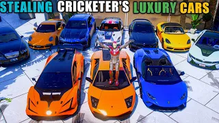 Stealing Indian Cricketer's Luxury Cars With Iron man - Gta 5 (Real Life Cars #10)