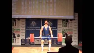 Andrew Ciancio (NZ) @ 2013 Oceania and National Weightlifting Championships