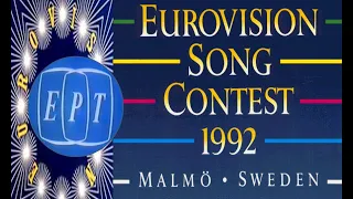 Eurovision Song Contest 1992 full (ERT) Greek commentary