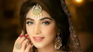 Kinza Hashmi Beautiful Latest Tik Tok videos in bridal look