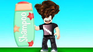 ZAPUSZCZAM NAJWIĘKSZE WŁOSY w ROBLOX! (Shampoo Simulator)