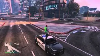 GTA 5 - carro policial fantasma o_o