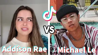 Addison Rae VS Michael Le Dance Battle TikTok Compilation August 2020