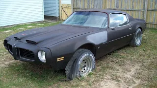 1972 Firebird restoration 49 moving car and color sanding, cut and buff, paint correction.