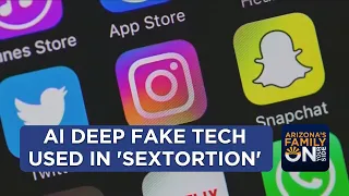 Artificial intelligence deep fakes used for 'sextortion'