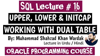 Case Manipulation functions in sql | DUAL Table In Oracle | Character functions in Oracle