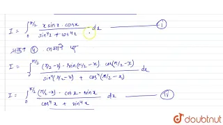 `int_(0)^(pi//2) (x sin x cos x)/(sin^(4) x+cos^(4) x) dx` का मान ज्ञात कीजिए।