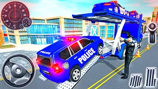 Police Plane Super Car Transporter Simulator 3d Android Gameplay
