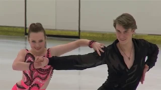 Sofia POLISHCHUK & Alexander VAKHNOV RUS:   Brisbane - Short Dance   ISU JGP 2017