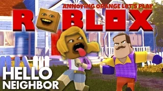 Annoying Orange Plays - ROBLOX: Hello Neighbor (Blocky Butt Toucher!)