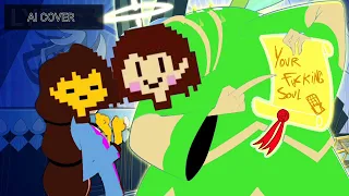 [AI COVER] Hell is forever but Chara and Frisk sings it |