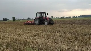 🔥Gruberowanie resztek po żniwnych🔥 Belarus 1025 & Agro-Factory 🔥